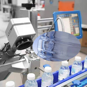 Machine de marquage <span class=keywords><strong>laser</strong></span> CO2 en ligne haute vitesse 30W 40W 60W pour bouteilles PET, bois, papier, cuir - Product Image 3