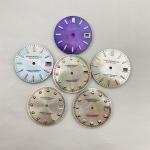 นาฬิกา NH35 หน้าปัดมุกใหม่ ประดับเพชร ขนาด 28.5 มม. กันน้ำ พร้อมฟังก์ชั่นปฏิทิน - Product Image 1