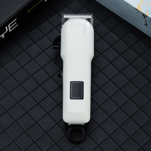 Tondeuse pour <span class=keywords><strong>chien</strong></span> de petite race à faible bruit, rechargeable, avec lame en acier inoxydable, corps en plastique, écran LCD, étanche, charge rapide, pour le <span class=keywords><strong>toilettage</strong></span> quotidien - Product Image 6