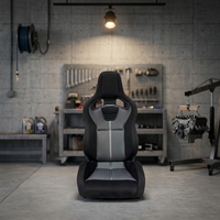 Siège de course en fibre de carbone JBR1039RTF pour simulateur de jeu automobile, pour voiture modifiée, expérience de course améliorée