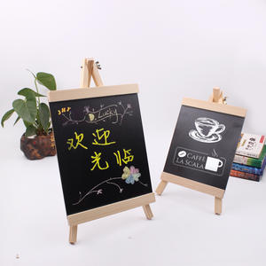 Material de madera de alta calidad Mini tablero de tiza de mesa negra con soporte de <span class=keywords><strong>caballete</strong></span> - Product Image 2