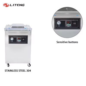 เครื่องซีลสูญญากาศแบบอัตโนมัติ รุ่น DZ-500/A5 แบบห้องเดียว ใช้ฟิล์มรักษ์โลก สำหรับอาหาร <span class=keywords><strong>ปลา</strong></span> เนื้อสัตว์ <span class=keywords><strong>ผัก</strong></span> ผลไม้ อัตราการปั๊ม 20 เมตร/ชั่วโมง - Product Image 2