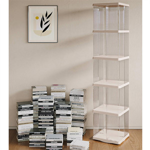 2-5 niveaux salon étude ménage étagère de rangement mobile multifonctionnelle avec roues <span class=keywords><strong>sur</strong></span> le bas de l'étagère - Product Image 3