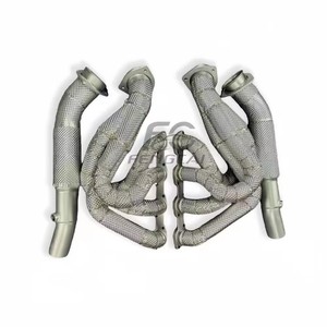 Colector de Escape Aislado de Alto Flujo SS304 para <span class=keywords><strong>Ferrari</strong></span> F430 4.3L V8 2005-2009, Mejora del Rendimiento - Product Image 4