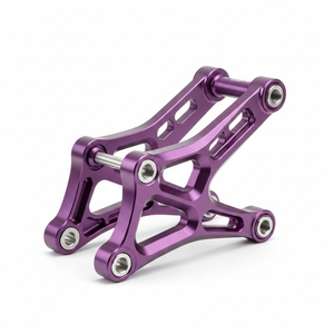 Composants de <span class=keywords><strong>suspension</strong></span> arrière de moto en aluminium anodisé UZn20, pièces de fraisage CNC de précision, usinage CNC personnalisé - Product Image 1