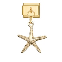 Mode 18K Plaqué Or Italien Charme Liens pour Bracelet Nouveau En Acier Inoxydable Mer Animaux Pendentif Italien Charmes pour DIY Bijoux