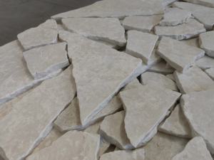 SH Stone หินปูพื้นหินอ่อนพรีเมี่ยมแบบแหวกแนวสุ่มขนาด2ซม. 3ซม. ความหนาสีขาวล้มคว่ำสำหรับด้านนอก - Product Image 4