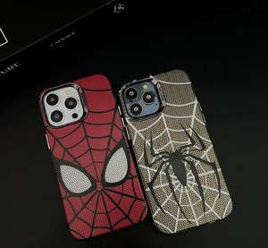 Cover per Telefono di Alta Qualità in TPU+PC con Design Cartoon Spider-Man per iPhone 17/16/15/14/13 Pro Max 16/15/14 Plus, Elettroplaccata e Antiurto - Product Image 2