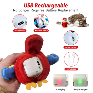 Jouet électronique de taquinerie pour chat, jouet interactif rechargeable pour chat d'intérieur - Product Image 5