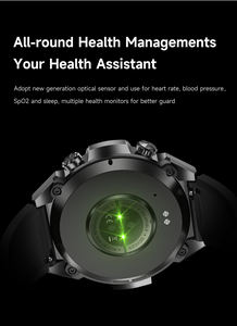 D01 jam tangan pintar 7 dalam <span class=keywords><strong>1</strong></span> Pria Wanita, jam tangan pintar versi <span class=keywords><strong>Global</strong></span> panggilan Hd layar Amoled <span class=keywords><strong>1</strong></span>.3 inci Aod 2atm tahan air olahraga - Product Image 2