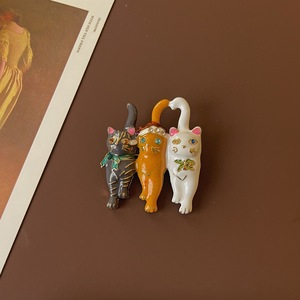 ファッション動物と植物の安全ピンバッジ、フルーツ、食べ物、ミックスブローチ、バックパック用キュートピン、スポットメタルエナメルピン - Product Image 5