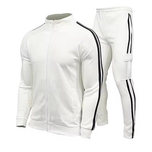 Wholesale Custom Logo Casual Grey Gym Jogging Training Jogging Wear Sportswear Polyester <strong>Tracksuit</strong> for Men - Product Image 1