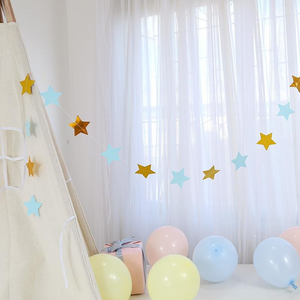Guirnalda de estrellas de fieltro de primera calidad con diseño nuevo, tamaño y color personalizables, duradera y para uso en fiestas. - Product Image 5
