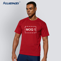 Camisetas Kuenzi RTS de Alta Calidad con Logotipo Personalizado, Corte Regular, 100% Algodón, 210 g/m², Suaves y Transpirables, Tallas Grandes, Cuello Redondo para Hombre