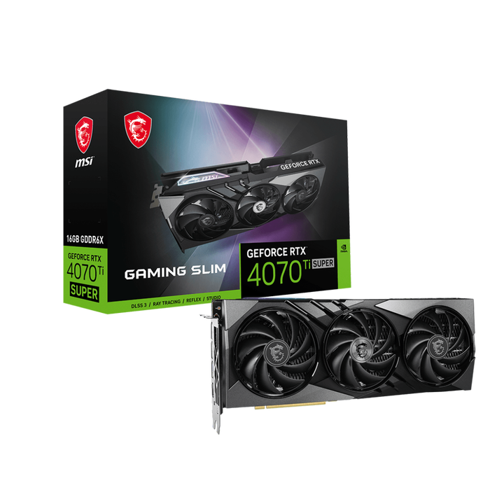 2024新しいMSI RTX 4070 Ti SUPER 16G GAMINGSLIM密閉型パッケージ 
