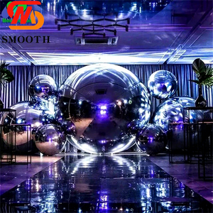 SMOOTH Durable <b>Gold</b> Silver Giant Stainless Steel Geometric Rectangle Wedding Backdrop with <b>Mirror</b> Design 100x200cm - Product Image 1