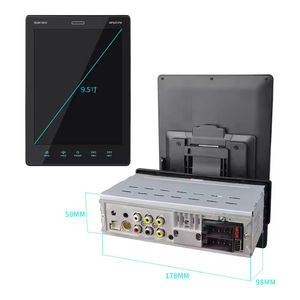 9.5 inch 1din HD Android GPS navigation Recorder Car Stereo đài phát thanh đa phương tiện đài phát thanh tự động Carplay xoay Máy nghe nhạc - Product Image 3