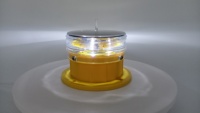 Luz de advertencia Marina alimentada por energía Solar, luz de navegación para barco