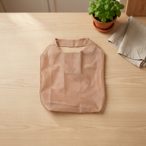 Bolso de mercado Banban beige con diseño de malla cómodo para un fácil transporte - Product Image 2