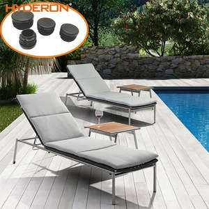 Protection de pieds de meubles Hyderon, embout rond en plastique antidérapant pour pieds de table et de chaise - Product Image 2