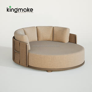 <span class=keywords><strong>Lit</strong></span> <span class=keywords><strong>de</strong></span> repos confortable Kingmake pour l'extérieur, meubles <span class=keywords><strong>de</strong></span> <span class=keywords><strong>jardin</strong></span>, avec coussin plus épais, <span class=keywords><strong>lit</strong></span> <span class=keywords><strong>de</strong></span> jour en aluminium pour patio - Product Image 4