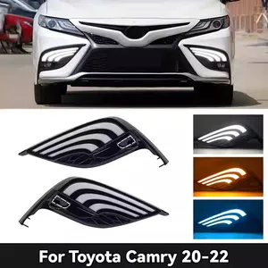 Led Fog Lights DRL Daylights for 8th Gen 2021 2022 2023 Fog lamp <b>illumination</b> Daytime Running Lamp modify body kit - Product Image 2