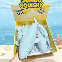 Jouet anti-stress Squishy Grand Requin Interessant, très populaire, jouets à presser, jouets de décompression en gros.