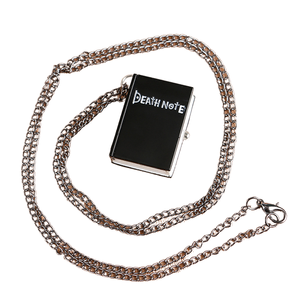 Reloj de <span class=keywords><strong>bolsillo</strong></span> de cuarzo Death Note de Anime japonés, collar antiguo, colgante de cadena para hombres y mujeres, regalo de recuerdo - Product Image 6