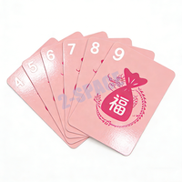 Cartes de Mahjong de voyage imprimées en couleur, format Bridge, avec boîte cadeau