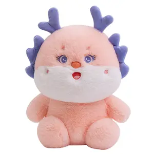 New Stress Relief Toys Cute Little Dragon Desktop Ornament Doll Cute Cartoon Pink Doll Plush Holiday Gifts