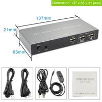 Commutateur KVM 2 ports commutateur kvm hdmi usb hdmi commutateur kvm 2 ports support filaire sans fil clavier souris 8K 60HZ