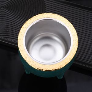 Taza de Yerba Mate Argentina de Lujo, 180 ml, Mini Taza Aislada de Acero Inoxidable 304 con Forma de Huevo y Pajita, Venta Directa de Fábrica al por Mayor - Product Image 6