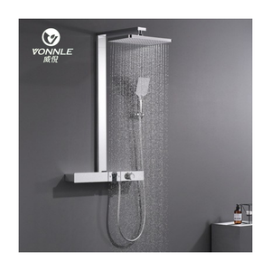 Specchio Ultra ampio corpo principale bagno doccia corpo principale in rame valvola a parete pianoforte chiave bagno doccia set - Product Image 3