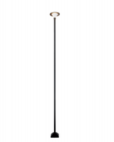 IP65 IP67 lampu rumput LED surya tahan cuaca 2-3M aluminium minimalis gaya untuk taman tempat parkir luar ruangan cuaca