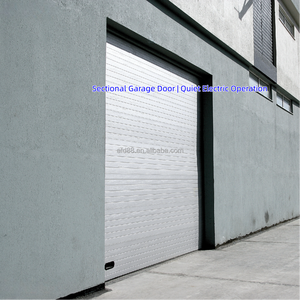 Couleurs et matériaux personnalisés ; Portes de garage sectionnelles verticales résidentielles et portes de sécurité contrôlées par application - Product Image 4