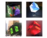 Cube Led P2 P2.5 P3 P4 Extérieur Intérieur Affichage Led Dynamique Pleine Couleur HD LED Signe Écran Publicitaire Module Vidéo Numérique