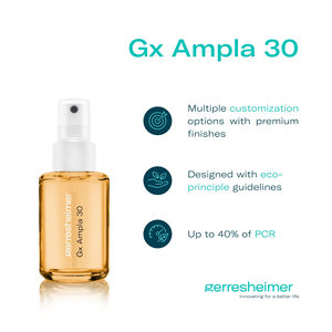 Botella de Spray de Vidrio Rectangular Gx-Ampla de 30 ml, Etiqueta Privada, Europa 5, con Tapa de Rosca, Alta Calidad, para Uso Cosmético - Product Image 2