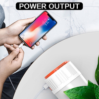 Lanterne solaire Portable à LED avec 5 Modes d'éclairage, 8000 lm, lampe d'extérieur, idéale pour une tente, le marché, ou le Camping, éclairage d'urgence, offre spéciale