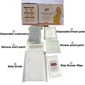 Kit de récupération après césarienne NZMAN, incontournable, essentiels post-partum, ensemble de 12 pièces, kit post-partum pour femmes après l'accouchement - Product Image 2