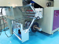 Voll automatisches horizontales Geschirr Kunststoff Essbarer Löffel Essstäbchen Kissen Produktion von Löffel und Gabel Verpackungs maschine
