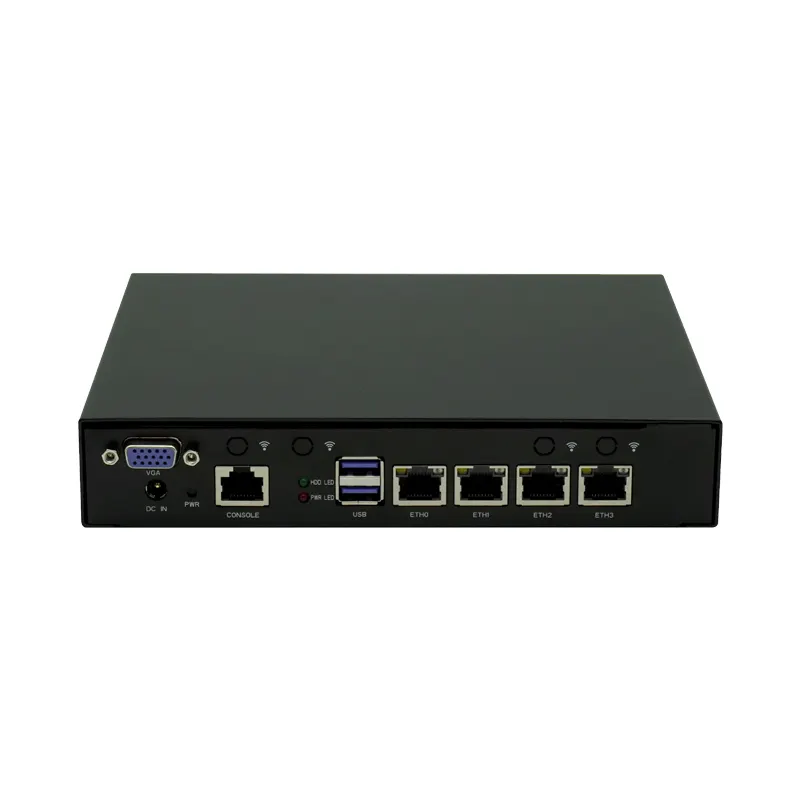 J4125 J1900 mini pc edge computing 4 portas Ethernet placas de rede fanless mini pc para gerenciamento