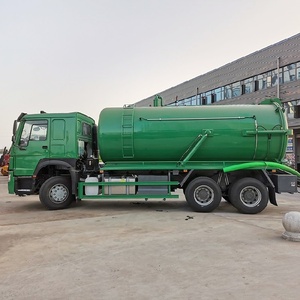 รถบรรทุกดูดสิ่งปฏิกูล HOWO 6X4 ราคาโรงงาน รถดูดสิ่งปฏิกูลแบบถังเก็บ สำหรับขาย - Product Image 2