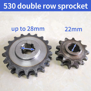 เฟืองโซ่แบบสองแถว รุ่น 530 <span class=keywords><strong>ส</strong></span>ำหรับมอเตอร์แปรงถ่าน แกนล้อหลัง อุปกรณ์เ<span class=keywords><strong>ส</strong></span>ริมสำหรับรถสามล้อไฟฟ้า<span class=keywords><strong>ส</strong></span>ำหรับงานก่อสร้าง - Product Image 4