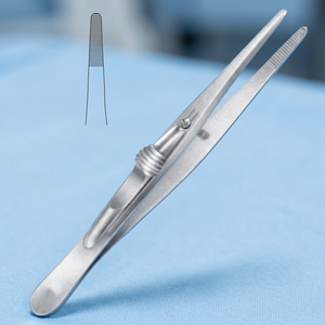 Pinces artériennes en acier inoxydable Fricke, instrument chirurgical manuel pour la chirurgie générale, certifié CE classe I - Product Image 4
