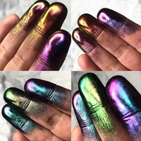 Pigment optique caméléon de qualité cosmétique, poudre de paillettes nacrées irisées néon extrêmes pour maquillage, fard à paupières et nail art