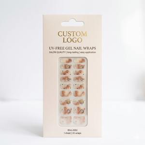 <span class=keywords><strong>Uñas</strong></span> de Gel Semicuradas con Detalles de Luna <span class=keywords><strong>y</strong></span> Estrella para Suministros de Salón de Belleza - Product Image 2