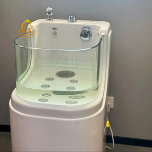 EUR PET Bain de relaxation chauffant pour chien avec jets d'eau, spa de bien-être luxueux et apaisant à hydro-massage - Product Image 4