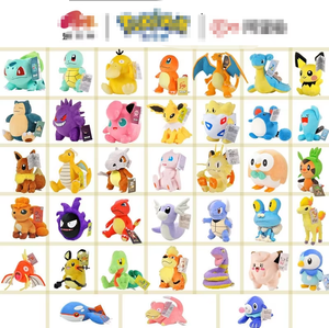 Série Pokémon : Psyduck, Charmander, Pikachu, Bulbasaur, Poupée Pokémon, Jouets en peluche pour machine à griffes en gros - Product Image 1