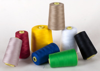 S.de rons 23 ans usine fournisseur prix filé 100% polyester 40/2 fil à coudre 5000M avec différentes couleurs pour la couture