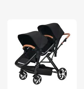 Juego de Sillas de Auto y Carriola 4 en 1 de Acero Inoxidable Resistente para Gemelos, para Recién Nacidos, Uso en Exteriores - Product Image 1